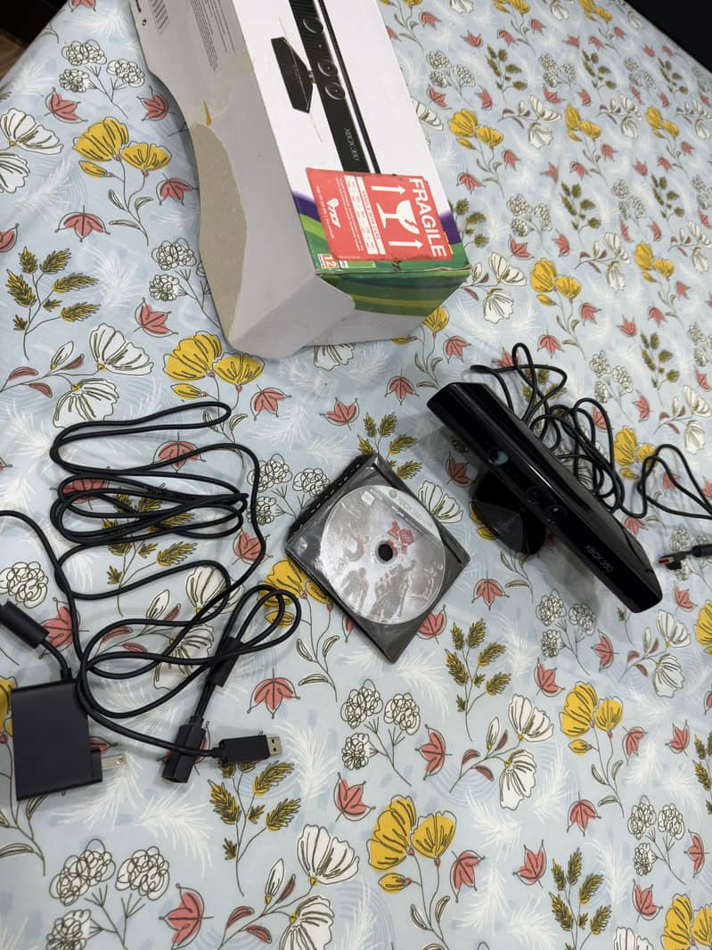 Xbox 360 kinect with games 1