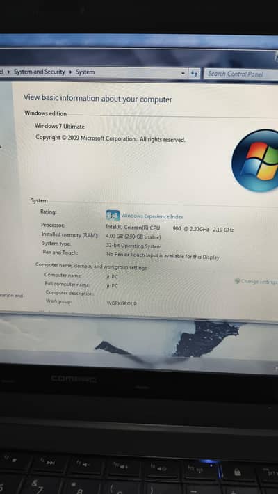 Compaq laptop