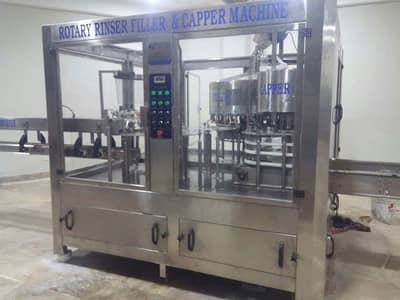 Full Automatic Bottle Filling Machine , Mineral Water Filling Plant