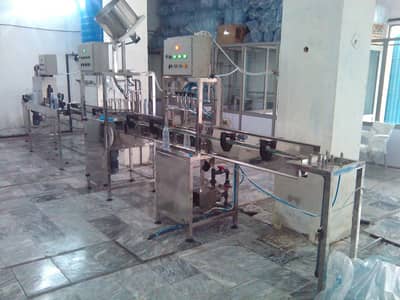 Full Automatic Bottle Filling Machine , Mineral Water Filling Plant