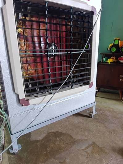 With air swing gril chilled air when ice used inside