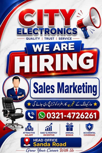 Male / Female Marketing Staff