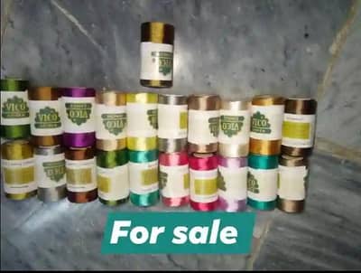 Embroidery Thread  RS 40 per 1 Pic is 21 colour available