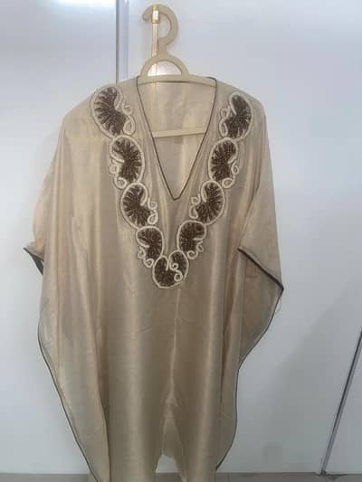 Elegant Kaftan Style Party Wear Dress with Matching trouser | like New