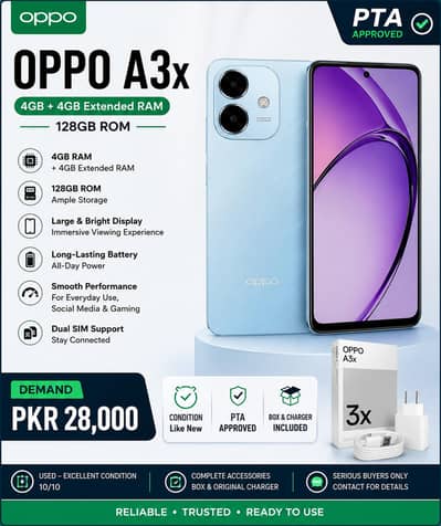 OPPO A3x