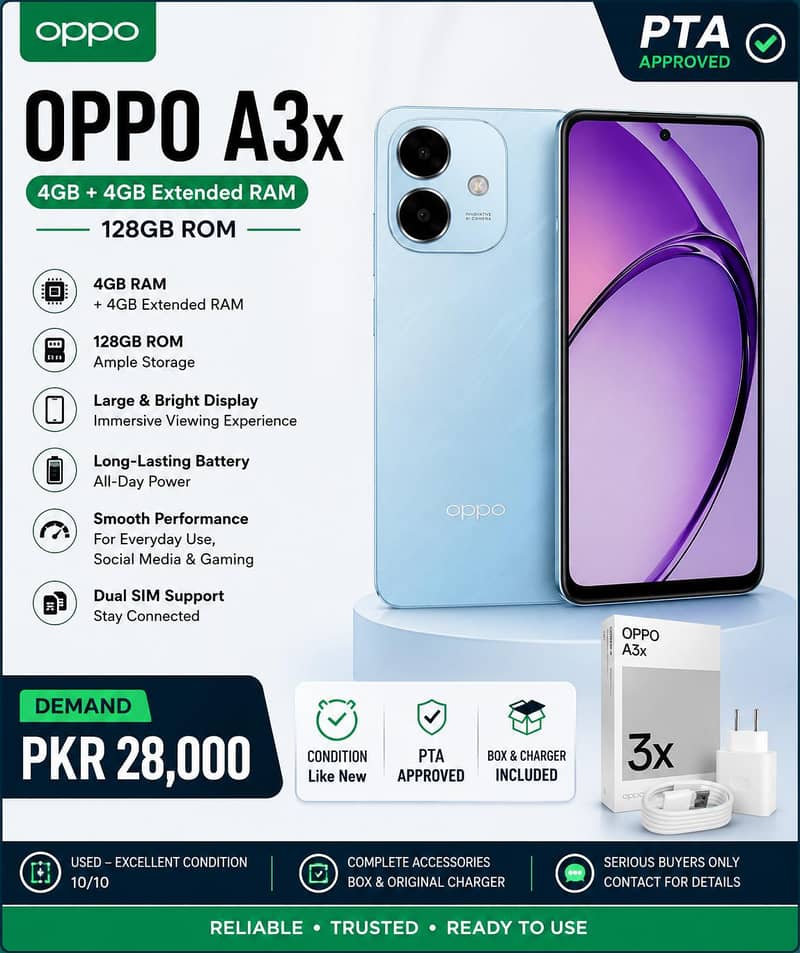 OPPO A3x 0