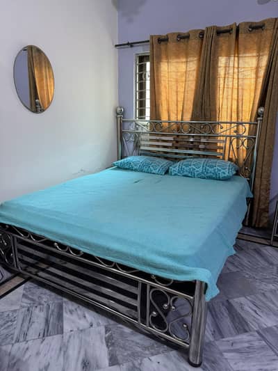 Steel bed set for sale