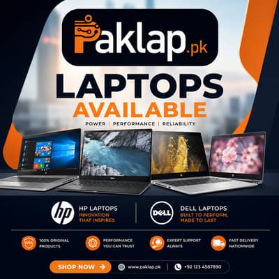 Laptops HP Core i5 i7 SSD Best Price Karachi
