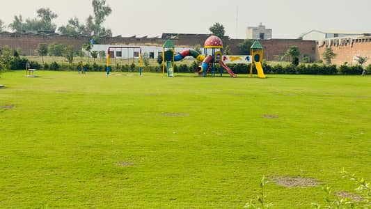 2 Marla Boulevard on Ground Ready for construction commercial Plot available for sale on 3 year installments in Ali Housing Society near Bahria Town Lahore