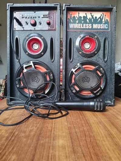 Audionic Classic BT-150 Speaker Set + Mic for Sale+ramond
