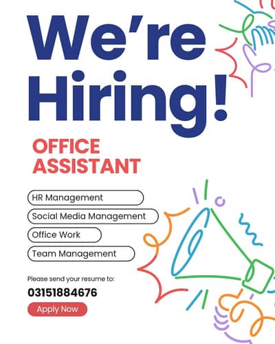  Hiring Now | Male & Female | Freshers Welcome