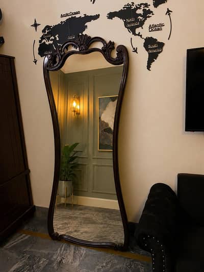 Premium Full length standing Mirror |  Wooden frame