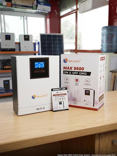 Galaxy Max 9500 Hybrid Solar Inverter – 6kW On/Off-Grid (Dual MPPT)