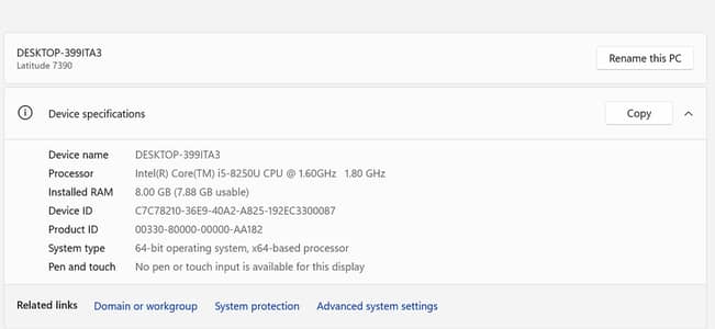 Dell Latitude 7390 | Like New | Excellent Condition | Barely Used
