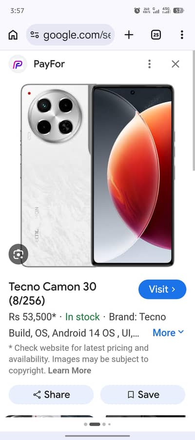 Tecno CAMON 30