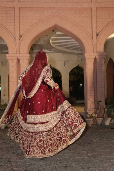 Luxury Pakistani Bridal Wedding Dress for Barat – Custom Made,