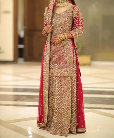 barat bridal dress