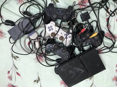 Ps 2  with 4 controller urgent sale