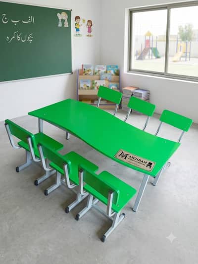 School Table - Benches - School Furniture - Chairs Set - Desk - Chairs