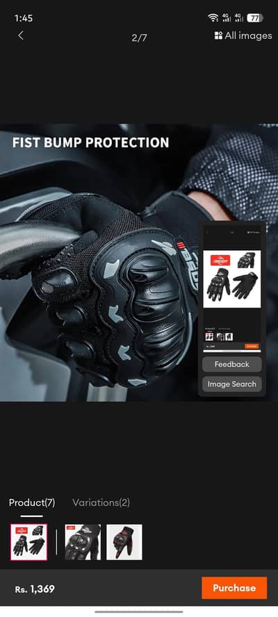 BSDDP bikers gloves in just 1600
