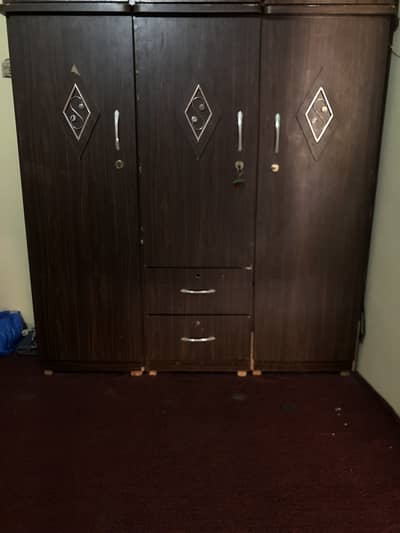 3  door big size wardrobe