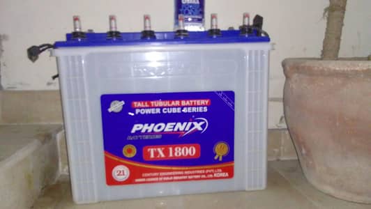 Phoenix tx 1800 tubler battery