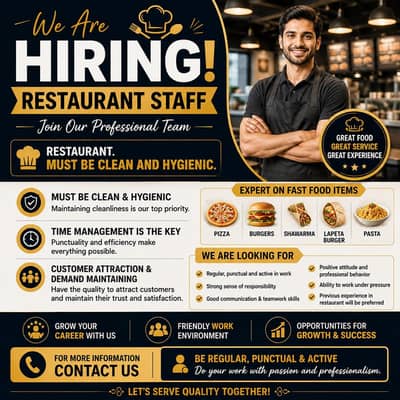 Pizza Chef  Required | Active, Punctual