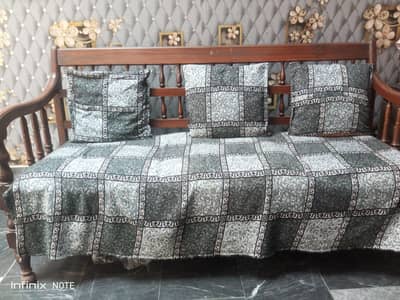 5 seetar sofa set 3+1+1  pure wooden