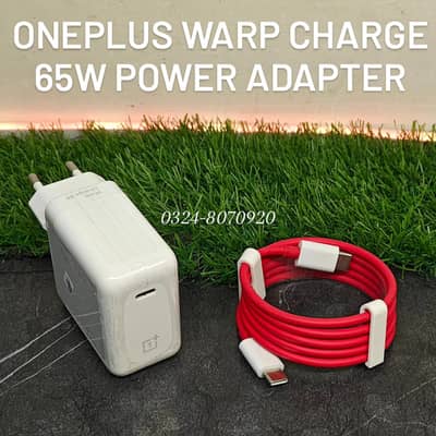 Original OnePlus Warp Charger 65W Power Adapter Fast Charging