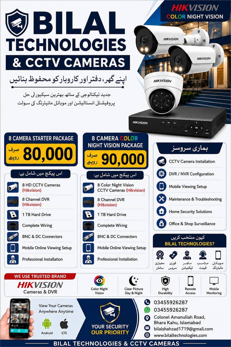 CCTV/Security Cameras With Complete Installations 4