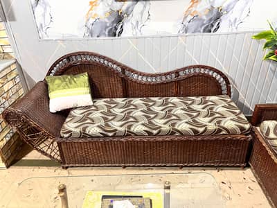 Cane sofa
