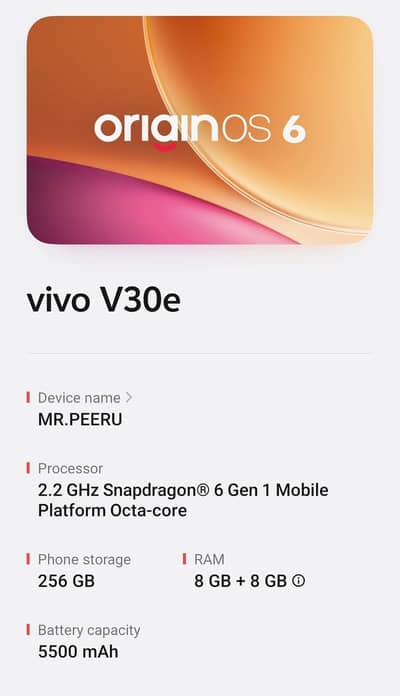 Vivo V30