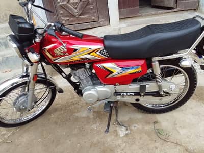 Honda CG 125 2025 Model Karachi Number