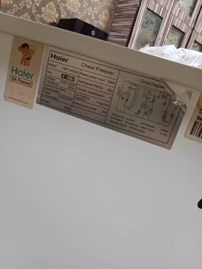 Haier deep freezer