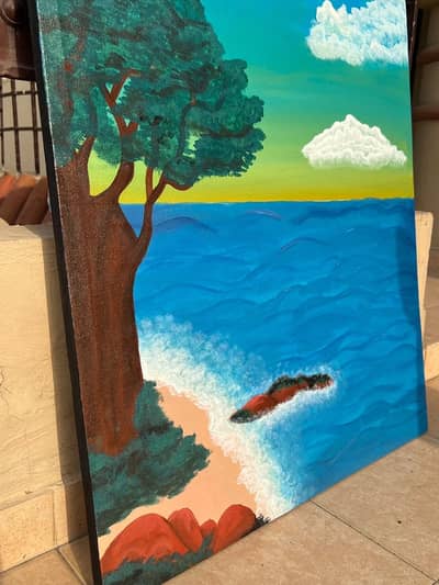 Hand made beautiful painting 24x36 inches reasonable
