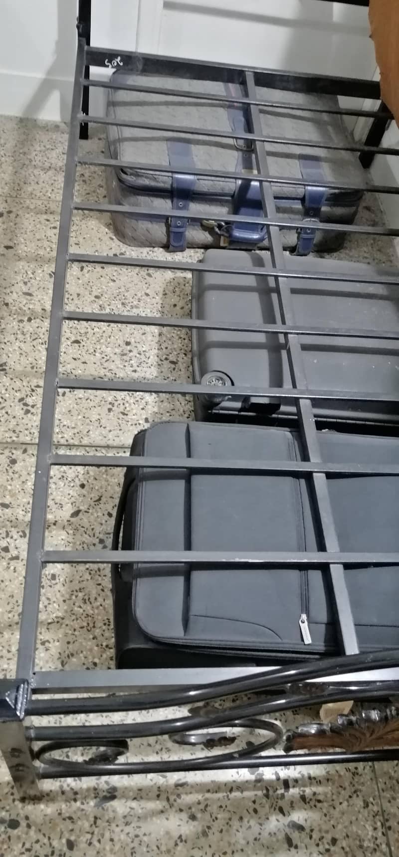 Single iron Bed (without matress) 2