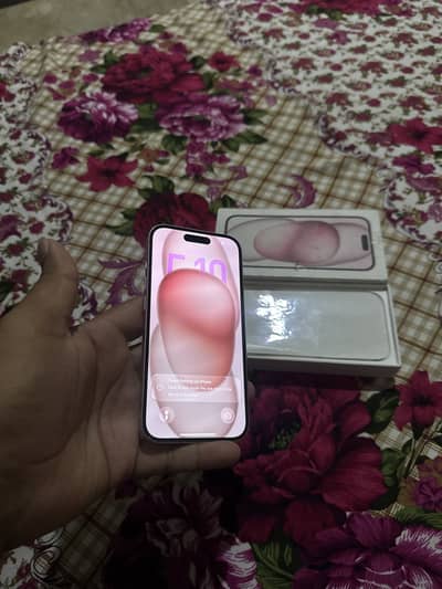 Apple iPhone 15 jv non PTA 128gb with box wire