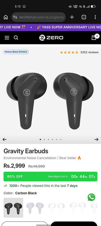 Original Air Budz Brand New urgent sale with original packaging