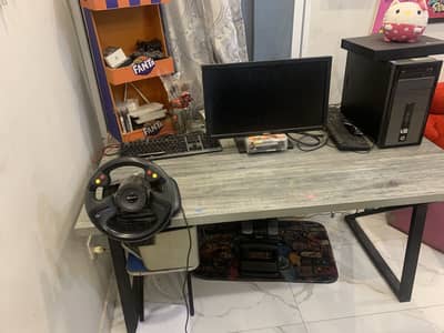 Heavy Duty Computer/Gaming Office Table 141×80 cm | Metal Frame