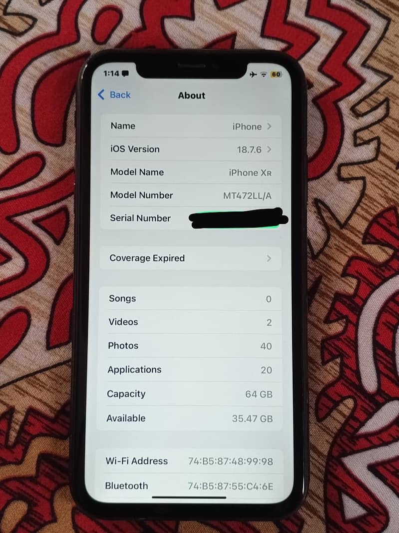 iPhone XR 5