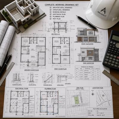 Architecture & Interior design | 2D Plans | 3D Exterior Elevation