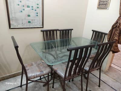 Dinning table 6 chairs