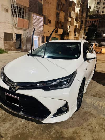 Toyota Altis Grande 2021 black interior