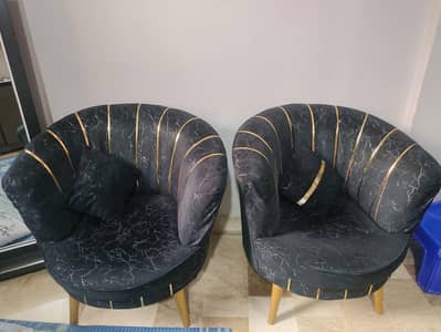2 coffee chair for sale excellent condition
