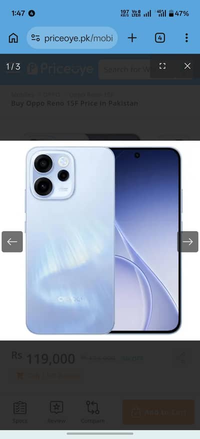 oppo reno15f 8 + 8gb 256gb