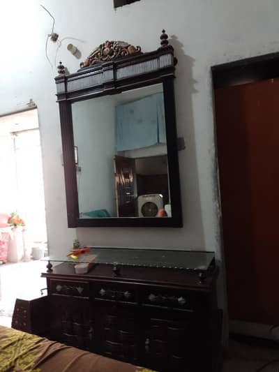 mirror and drawers