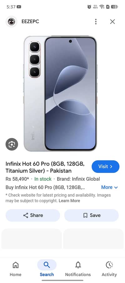 Infinix hot 60 pro