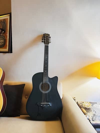 An all black Guitar for sale!