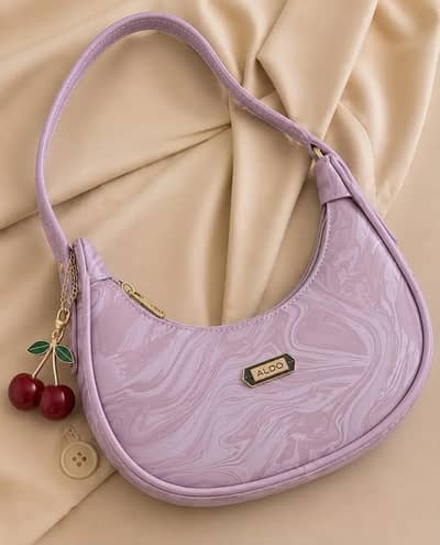 Women's  Leather Plain Shoulder Bag
