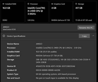 lenovo custom build